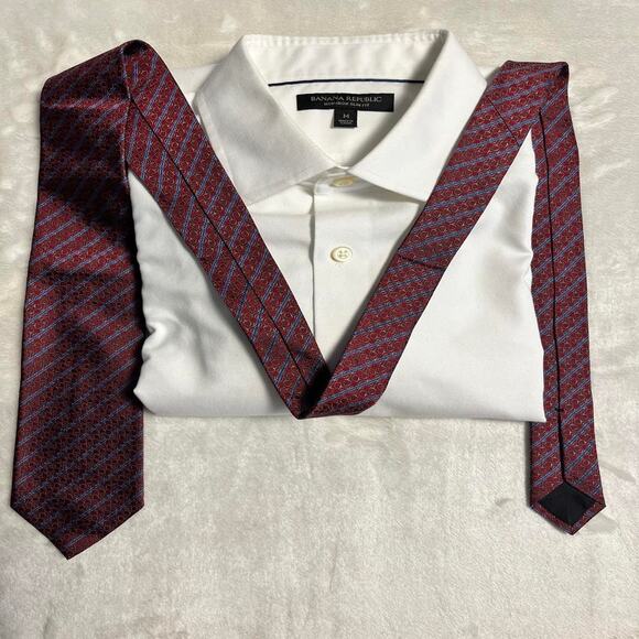 Gucci Classic Silk Tie Horse Bits Links Monogram Red Blue Purple 58"x3.25" Flex - Picture 3 of 6